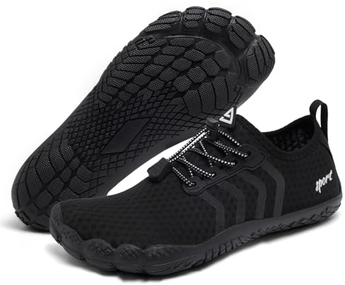 Heiiwarm Water Shoes Beach Swim Aqua Sea Slip-On Lightweight Shoes for Men Womem