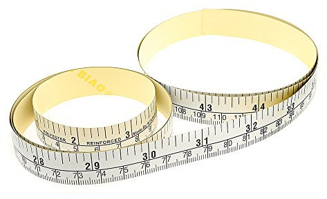 60'' 152cm Workbench Ruler Adhesive Backed Tape Measure