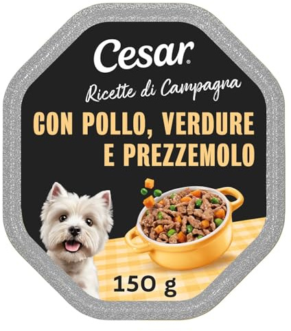Cesar Ricette di Campagna con Pollo e Misto di Verdurine - 14 Vaschette
