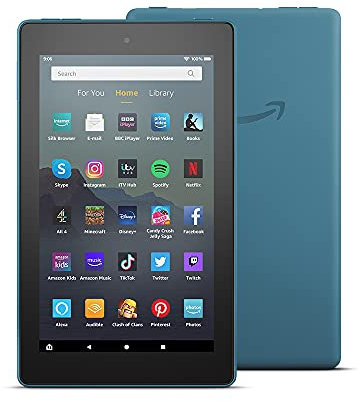 Fire 7 Tablet | 7 display, 16 GB, Twilight Blue with Ads (2019 Release)