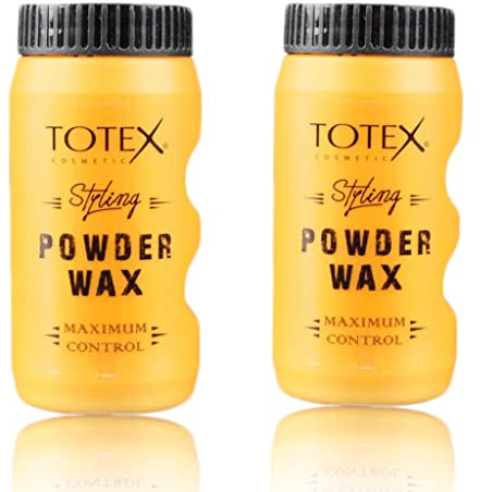 TOTEX Powder Wax I Cire Coiffante En Poudre Volumisante et Épaississante 20g | Finition Mate | Contrôle Maximum pour Hommes et Femmes | Idéale pour Donner du Volume aux Cheveux | Lot de 2