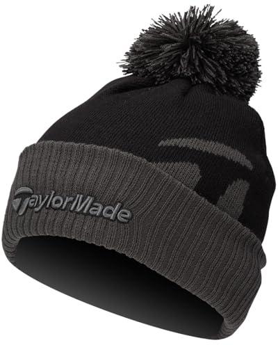 TaylorMade Bobble Beanie Black