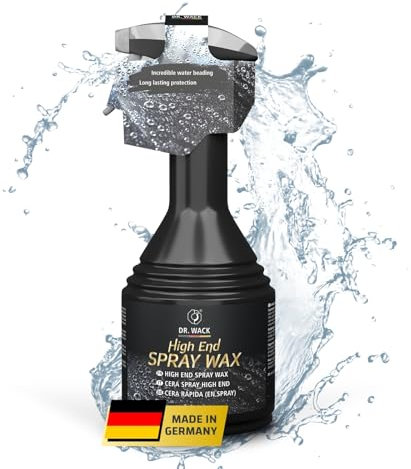 DR WACK A1 HIGH END Spray Wax 500 ml - Cire en spray pour voiture avec effet déperlant - Protège et lustre - Vitrificateur de peinture - Convient à toutes les peintures - Entretien Premium