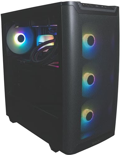 Formacom Creator Gaming-PC AMD Ryzen 9 9950X3D (bis 5,7GHz Turbo) 96GB DDR5-6400MHz 4TB M.2 SSD RTX 5080 16GB GDDR7 WiFi 240mm CPU-Wasserkühlung Windows 11 Pro mit einstellbare RGB-Beleuchtung