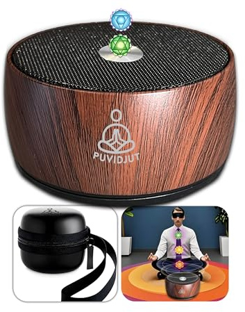 Appareil de fréquence sonore, instrument générateur de méditation, outils PUVIDJUT Tone Device Tools – Solfeggio Fréquences Bain pour yoga, pleine conscience, système de vibration du chakra, 5 tons en