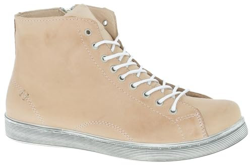 Andrea Conti Schnür-Boots 0341500 High-Top Sneaker Schnürstiefelette, Größe:42 EU, Farbe:Orange
