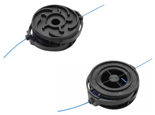 SECURA Lot de 2 bobines de Fil de 1,3 mm compatibles avec Les débroussailleuses Bosch Art 30 DF