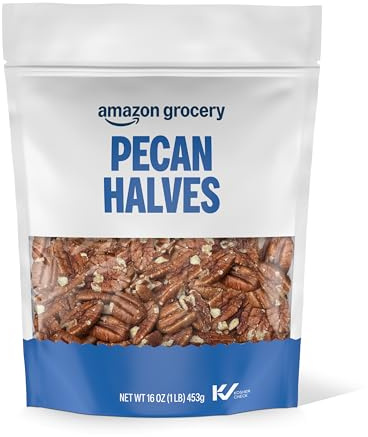 Amazon Grocery, Pecan Halves, 16 Oz (Previously Happy Belly, Packaging May Vary)