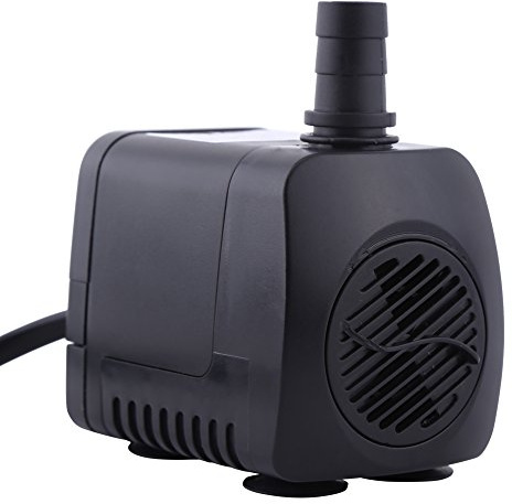 Minivattenpump, dränkbar pump, borstlös, dränkbar vattenpump för fontänpool akvarium submersibel pump, akvariepump, brunnsvattenpump, fiskdamm, fontänpump 220 V 15 W 800 L/H