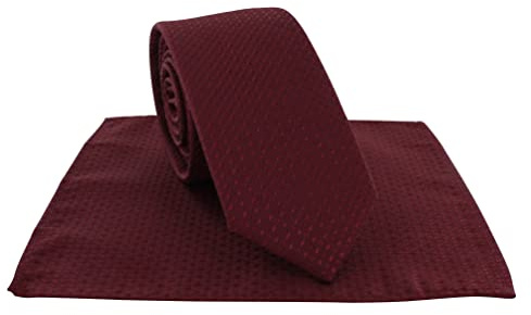 Michelsons of London Boys Semi Plain Tie & Pocket Square Set