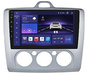 El Kit de Manos Libres Bluetooth estéreo para vehículos de hizpo Android es Compatible con Ford Focus exi mt2 3 Mk2 / mk3 2004-2011 HD Touch Screen admite Apple carplay/Android Car Radio Estéreo