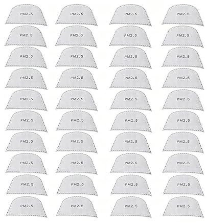 Lot de 40 masques de protection transparents pour casque de vélo - Coupe-vent - Avec filtres