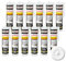 Isolbau Maleracryl 12 x 300 ml Weiß - Plastoelastischer Acryl-Dichtstoff zum Abdichten von Fugen im Innen- & Außenbereich - Kartusche