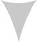 vidaXL Sonnensegel, Sonnenschutz UV Schutz für Balkon Garten Terrasse, Sonnendach Wasserfest, Windschutz Wetterschutz, Hellgrau 5x6x6m 100% Polyester Oxford