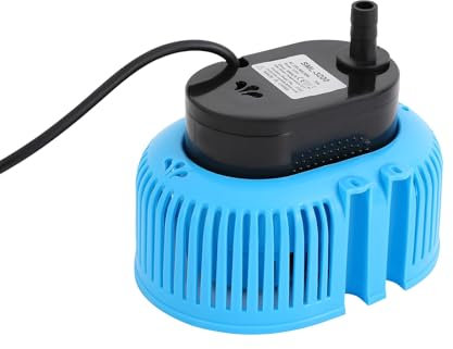 Poolabdeckpumpe mit 1/2-3/4 Zoll Auslass für Schwimmbecken Teiche Brunnen und Aquarien (Blau)