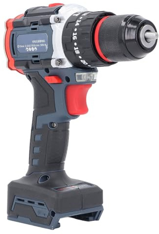 Hyuduo Schlagbohrmaschine, Bloßes Werkzeug, Hohe Torsion, Multifunktionaler Bürstenloser Schlagschrauber für Holz, Metall, Keramik, 21 V, Geeignet für Verschiedene Heimdekorations- und