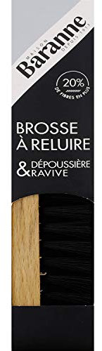 Baranne - Brosse à Reluire Chaussure - Cuir - Dépoussière & ravive