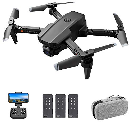 Goolsky RC Drone con Fotocamera 4K Camera Track Volo Sensore di gravit¨¤ Gesto Foto Video Altitudine Hold Modalit¨¤ Senza Testa Quadricottero RC per Adulti Kid¡