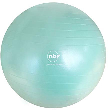nbf Birthing Ball with Pump and Pregnancy Instruction Guide 55cm 65cm 75cm Anti-Burst 65cm Mint