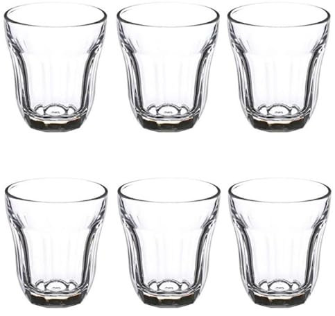 Secret de Gourmet - Lot de 6 Verres à Thé Baroque 10cl Transparent