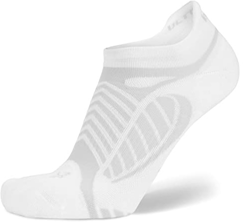 Balega Unisex Ultralight No Show Calcetines Para Correr, Blanco, Large,EU Talla 43-45.5
