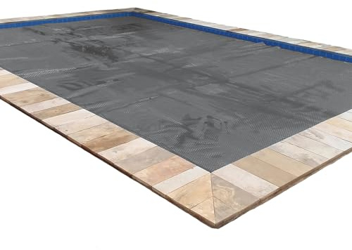 In The Swim 16' x 32' Ultra Silver Rectangle Solar Pool Cover 16 Mil