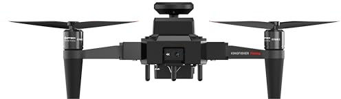 Angeldrohne mit automatischer Köderfreigabe, 30 Minuten Flugzeit, wasserdichter faltbarer FPV-Quadrocopter mit 4K-Kamera für Angler ab 14 Jahren (Kingfisher Standard)