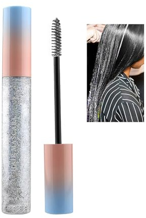 Qwesure Xixi Mascara colorante per capelli usa e getta, innocuo tintura temporanea per capelli, lavabile, botanicamente innocuo, doppio uso, colorato