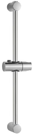 OFFO Saliscendi Doccia 90 cm,Asta Doccia a Parete,Distanza Regolabile da 58 a 86 cm,con Sali Scendi per Doccia,Asta Doccia Saliscendi di Ricambio,Cromo