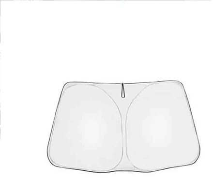 DZSJFGAIS Pare-Soleil Magnétique pour Mitsubishi pour Lancer pour Evolution X 2007-2016, Rideau De Pare-Brise Avant Et Arrière Pare-Soleil(Front Windshield Silver)
