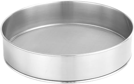 VERDANVERSE Tamizador de Inoxidable Malla Fina para Espolvorear Azúcar y Tamizar Colador Redondo Manual para Repostería y Cocina