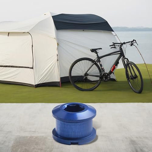 Boulons de plateau faciles à utiliser pour vélos en alliage d'aluminium haute résistance pour une performance supérieure (clou à double disque bleu)