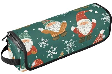 GuoChe Tapis amovible résistant à la chaleur pour fer à lisser, fer à friser, sèche-cheveux, motif icônes de Noël, essentiels de voyage pour femme
