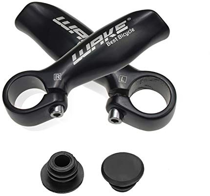 CYSKY Aluminum Alloy MTB Handlebar Ends with 2 Bar End Stoppers for MTB, Road, Mountain Bike