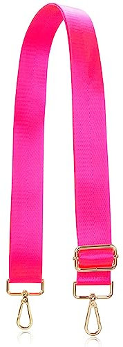Allzedream Breiter Ersatzriemen für Handtasche, Umhängetasche, verstellbar, fluoreszierendes pink, Medium, Modern