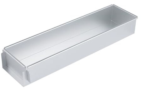 DOEMTY Guniata Backrahmen Rechteckig Verstellbar,Rechteckige Kuchenform, Antihaftbeschichtete Backform Rechteckig,Verstellbarer Tortenrahmen für Tiramisu-Käsekuchen (mit Abnehmbarer schallwand)