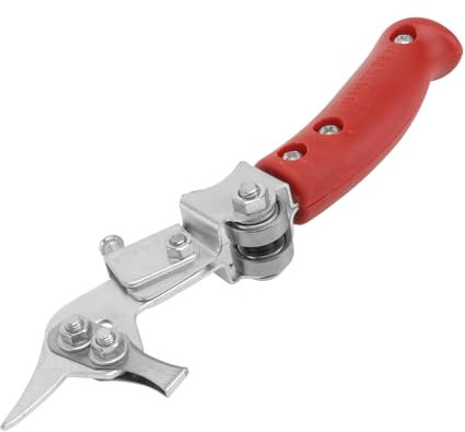 Abaodam coupe-bagues enregistrer Coupeur décapant de de branches éplucheur de bûches décapant d'écorce taille-arbre éplucheur à bois outil d'élagage à écorcher le fer Orange