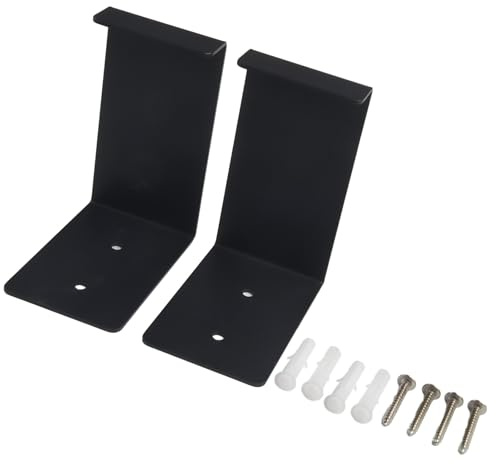 2 soportes de pared de acero para snowboard y esquí, adecuados para interiores y oficinas. Almohadillas protectoras gruesas diseñadas para un uso duradero con una durabilidad adecuada y consistente