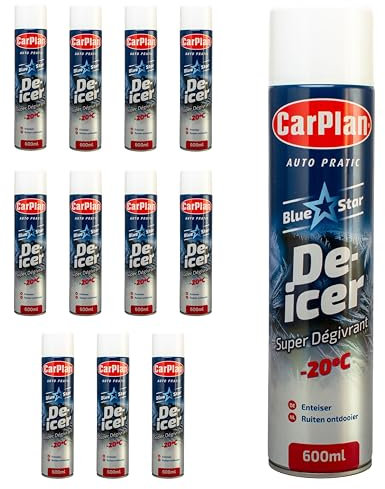 Carplan Bluestar Super Deicer Aerosol 600ml (Pack of 12)