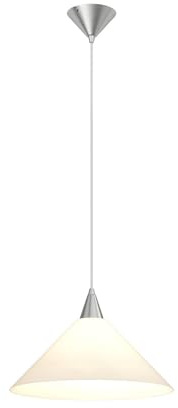 Lindby Ceiling Light Petra dimmable (Modern) in White Made of Glass for e.g. Kitchen (1 Light Source, E27) from Pendant Lighting lamp Hanging Ceiling