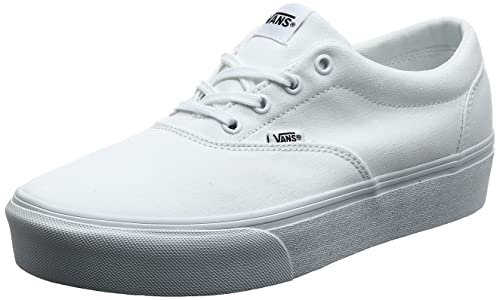 Vans Damen Doheny Platform Sneaker, Canvas White, 37 EU