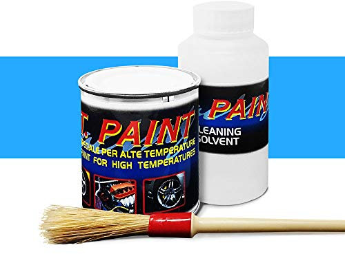 4R Quattroerre.it 16073 Peinture pour étriers de Frein Haute Température Bleu 100 ml