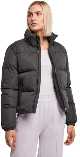 Urban Classics Piumino Corto da Donna Giacca, Nero, XL