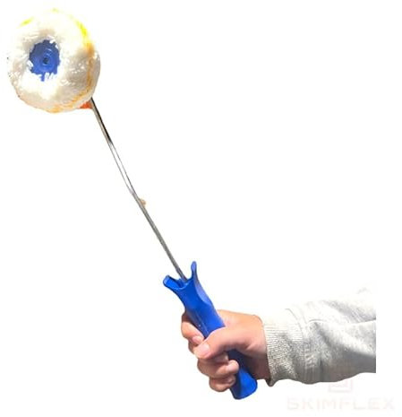 Skimflex - Rodillo de pintura de esquina profesional para paneles de yeso y pintura de microfibra para esquinas, bordes y esquinas interiores