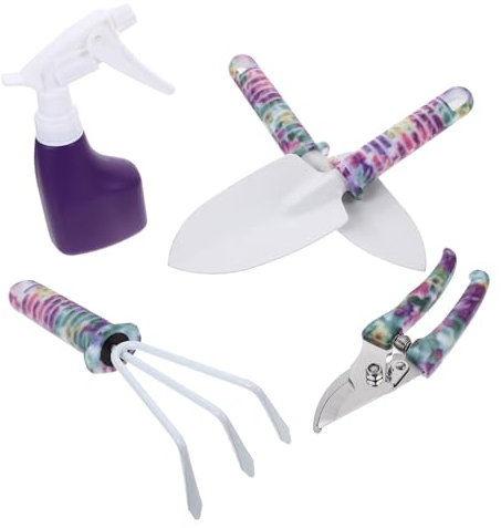 BESPORTBLE Kit Robusto Di Vanga Da Giardino Set Da 5 Pezzi Per Accessori Da Giardinaggio Per Diserbo Scavo Potatura E Allentamento Del Terreno