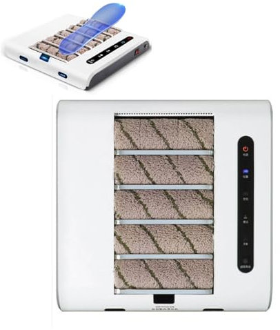 Machine de nettoyage de semelles rechargeable,machine de nettoyage de semelles de chaussures entièrement automatique, cireuse à chaussures électrique, avec capteur automatique 260 tr/min