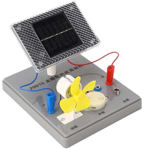 Solarstrom Experimentierkasten, Solarerzeugungsexperiment Solarenergieumwandlungs-Demonstrator Physik-Experimentierkasten, für die Junior School High School