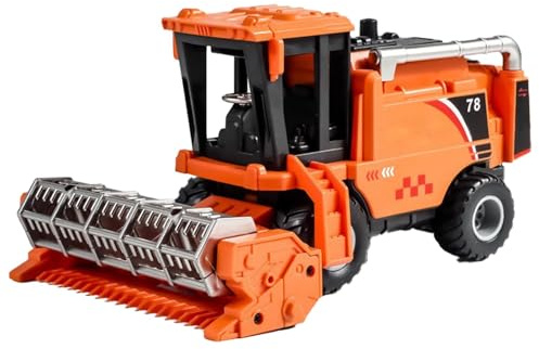 Giocattolo della mietitrebbia - Auto di costruzione ingegneristica | Giocattoli per auto, camion da gioco per bambini, giocattolo modello di mietitrebbia di simulazione, attrito guidato per bambini