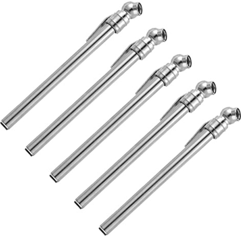 Hemobllo Medidor De Presión De Neumáticos Para Automóvil Bolígrafo Portátil 5 Unidades Plata Uso Carretera Viaje Seguridad Conducción