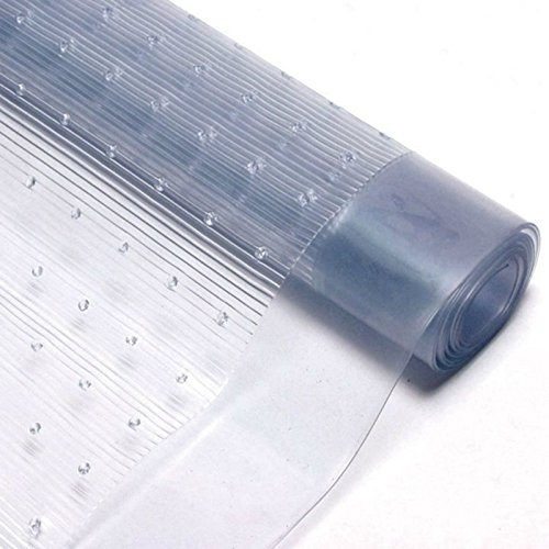 Protector de alfombra de plástico transparente para pasillo de 27 pulgadas de ancho (27 pulgadas x 3 m)